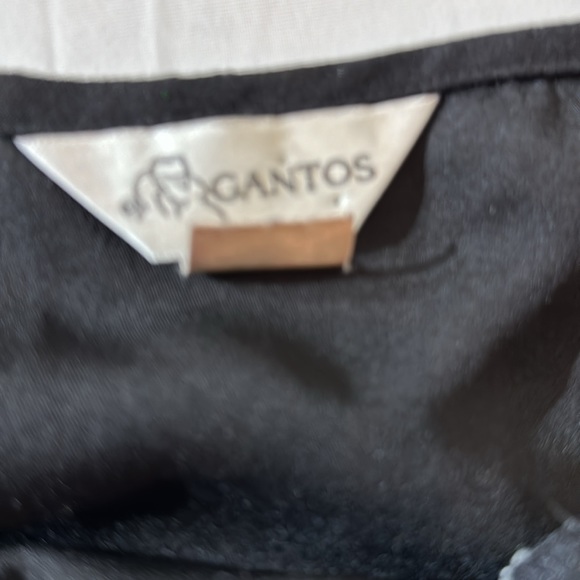 GANTOS   Size 10. Black with zebra detail 2 piece camisole with skirt like new - Picture 11 of 11